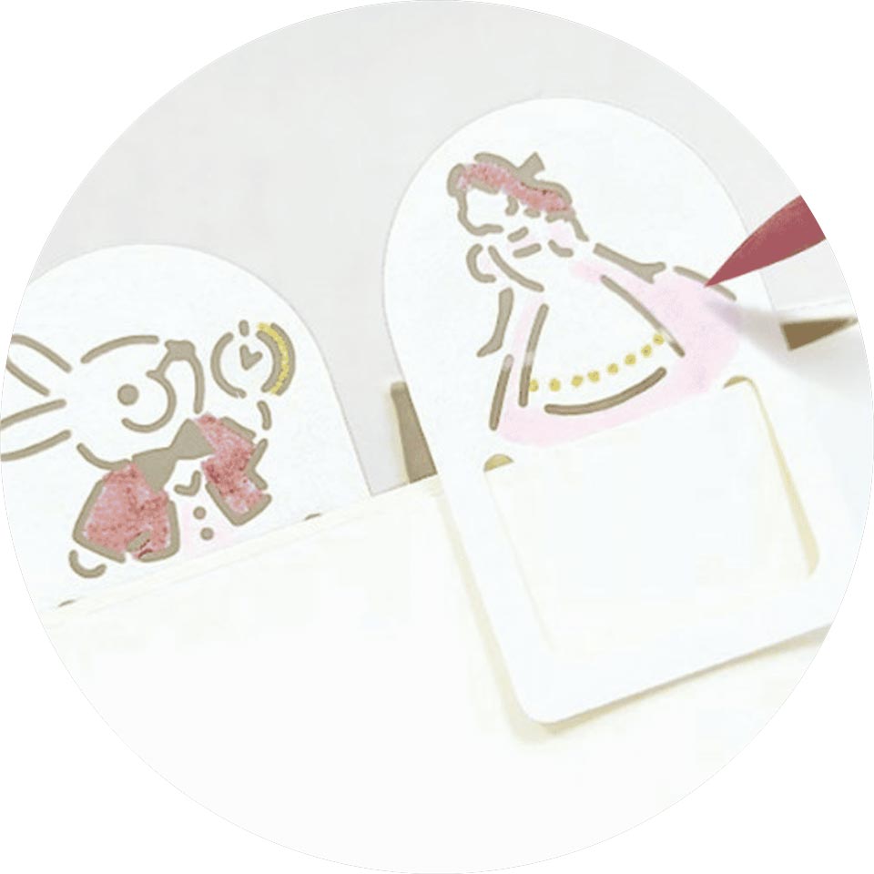 不思議の国のアリスの紙クリップ